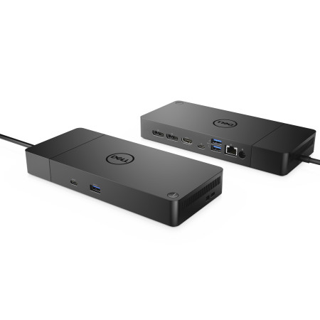 DELL WD19S 180W Vielinis USB 3.2 Gen 2 Type-C Juoda