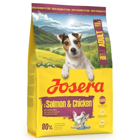 Josera Mini Suaugusiems Lašiša ir Vištiena - 3kg
