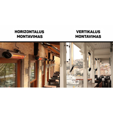 Anglies pluošto infraraudonųjų spindulių šildytuvas Veito BLADE, juodas