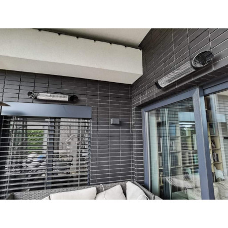 Anglies pluošto infraraudonųjų spindulių šildytuvas Veito BLADE S, juodas