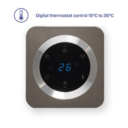 Bokštinis ventiliatorius - šildytuvas Clean Air CA-904C