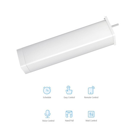 Išmanusis elektrinis karnizas užuolaidoms (5m) Feelspot FS-CM05W WiFi, Tuya