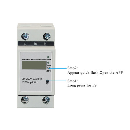 Išmanusis sąnaudų matuoklis Feelspot FS-PMW  WiFi Tuya