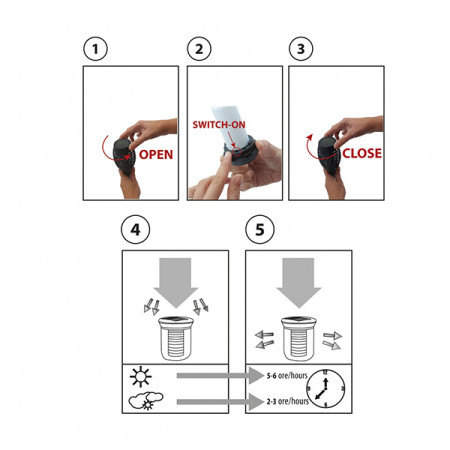 Lauko šviestuvas su saulės baterija Velamp Olympia