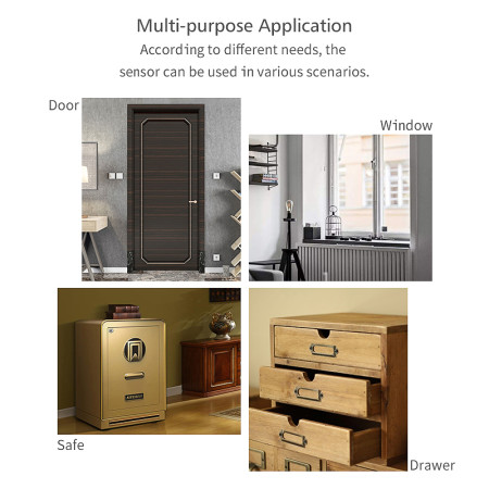 Išmanusis bevielis durų ir langų judesio jutiklis Feelspot FS-DS02W  Wifi, Tuya