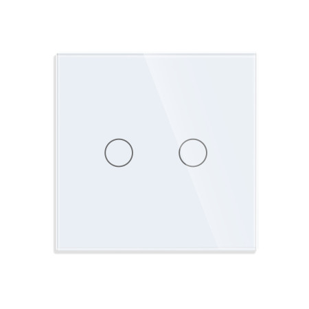 Dvipolis sensorinis jungiklis Feelspot, baltas 500W