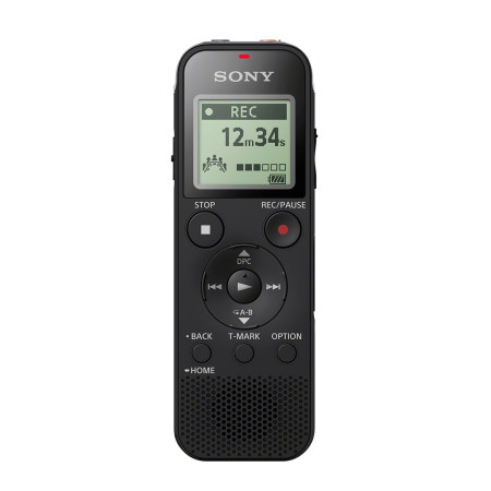 Sony ICD-PX470 diktofonas su vidine atmintimi ir atminties kortele - Juoda