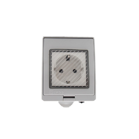 Vandeniui atsparus kištukinis lizdas Feelspot FS-WSK02WE IP55 WiFi, Tuya