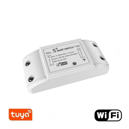 Išmanusis jungiklis – rėlė Feelspot FS-WB01W 10A Wi-Fi, Tuya