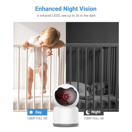 Vidaus IP kamera Feelspot FS-24WF3A3 WiFi, Tuya