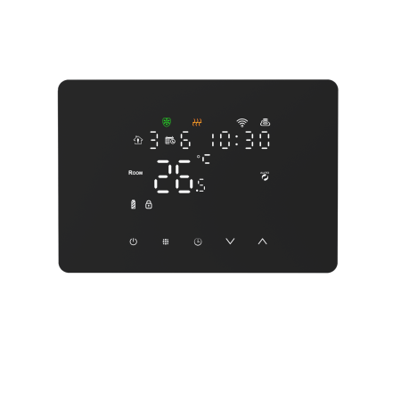 Elektroninis programuojamas termostatas Feelspot WTH25.05RF Wi-Fi, juodas