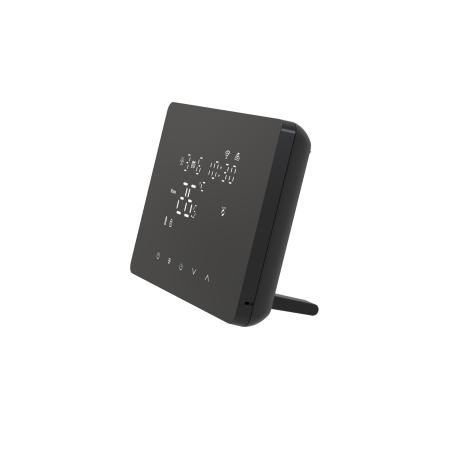 Elektroninis programuojamas termostatas Feelspot WTH25.05RF Wi-Fi, juodas