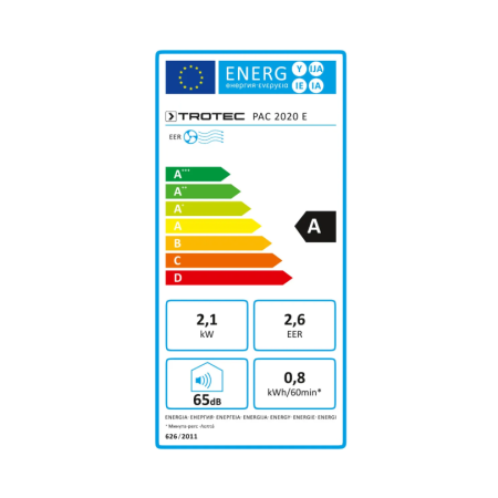 Mobilus oro kondicionierius Trotec PAC 2020 E Wi-Fi