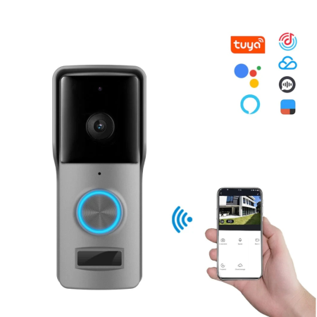 Durų skambutis su kamera Feelspot FS-DB05W, WiFi, Tuya