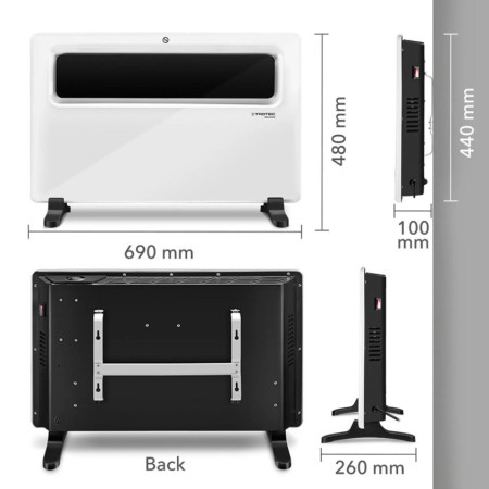 Elektrinis šildytuvas Trotec TCH 1510E