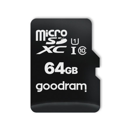 GOODRAM 64GB microSDXC class 10 su adapteriu ir skaitytuvu