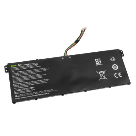 Green Cell AC14B3K AC14B8K įkroviklis Acer Aspire 5 A515 A517 R15 R5-571T Spin 3 SP315-51 SP513-51 Swift 3 SF314-52