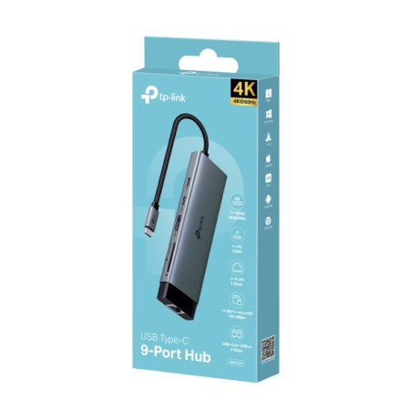 TP-Link UH9120C USB 3.2 Gen 1 Type-C šakotuvas