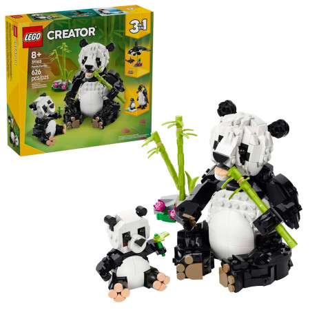 LEGO Creator 31165 Laukiniai gyvūnai: pandų šeima