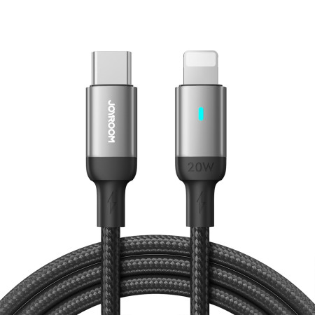 Joyroom USB C - Lightning kabelis 20W A10 serija 1,2 m juodas
