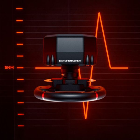 Thrustmaster T598 Juoda, Raudona USB Vairas + pedalai
