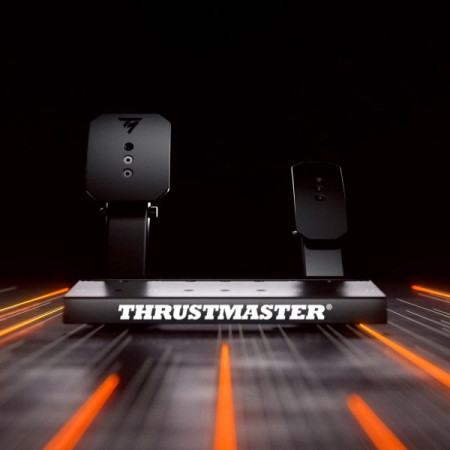 Thrustmaster T598 Juoda, Raudona USB Vairas + pedalai