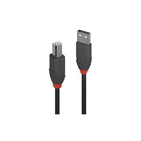 USB 2.0 A-B kabelis 10m juodas