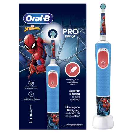 Oral-B Vitality Pro D103 Vaikams 3+ Spiderman