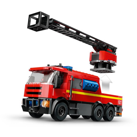 LEGO CITY 60414 gaisrininkų stotis su gaisriniu automobiliu