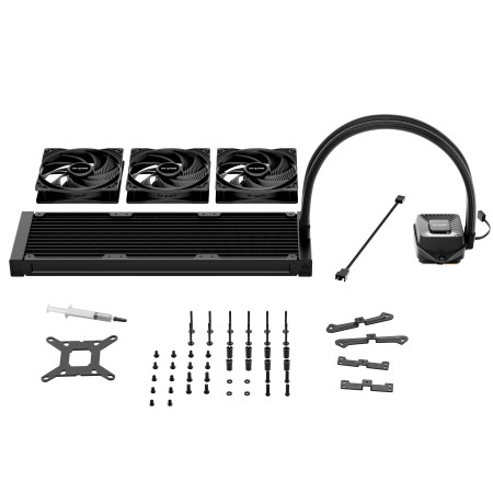 be quiet! PURE LOOP 3 360mm Universalusis skystinis aušintuvas Juoda