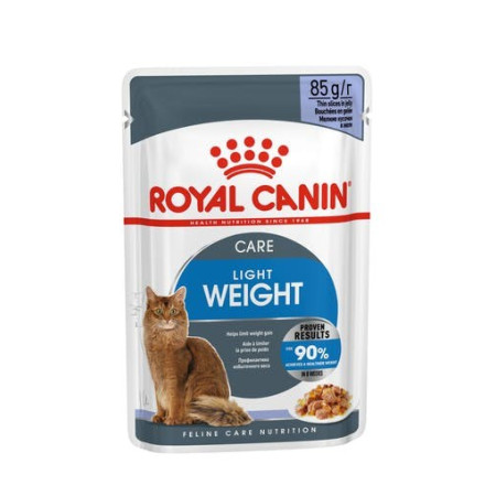ROYAL CANIN FCN Light Weight Care - šlapia katės maistas su želė - 12x85g