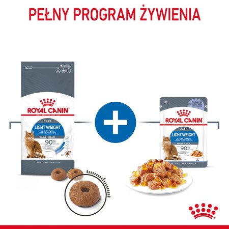 ROYAL CANIN FCN Light Weight Care - šlapia katės maistas su želė - 12x85g