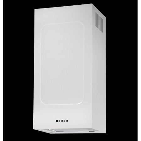 Akpo WK-12 Carmen balta pusiau matinė T800 linijinė LED virtuvės gartraukė