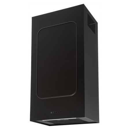 AKPO WK-12 Carmen juoda pusiau matinė T800 linijinė LED virtuvės gartraukė