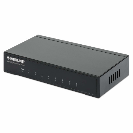 Intellinet 530347 tinklo komutatorius Gigabit Ethernet (10/100/1000) Juoda
