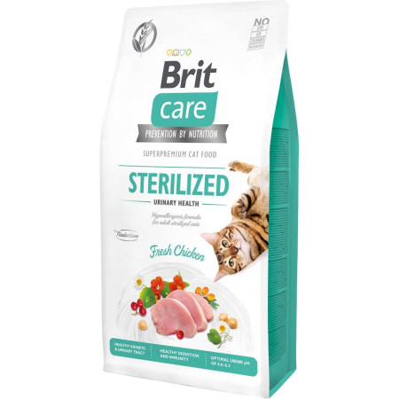 BRIT Care Beiglutenis Sterilizuotas Šlapimo sveikatai - sausas kačių maistas - 7 kg