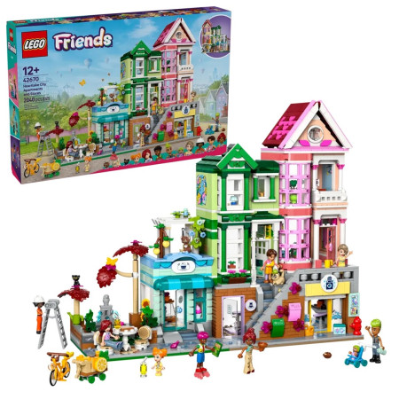 LEGO Friends 42670 Širdies Ežero Miesto Butai Ir Parduotuvės
