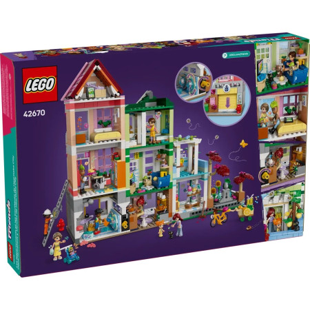 LEGO Friends 42670 Širdies Ežero Miesto Butai Ir Parduotuvės