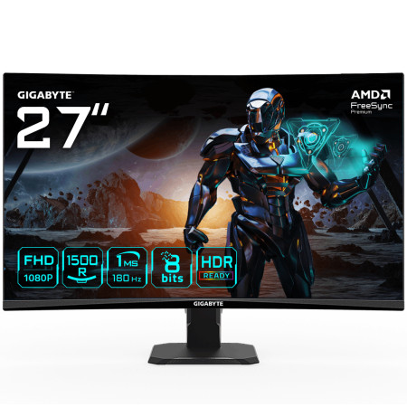 GIGABYTE GS27FC kompiuterio monitorius 27" Full HD LED juodas
