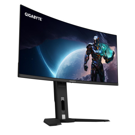 GIGABYTE MO34WQC2 kompiuterio monitorius 86,4 cm (34") 3440 x 1440 pikseliai Wide Quad HD OLED Juoda