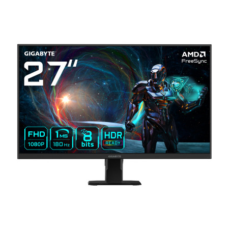 GIGABYTE GS27FA kompiuterio monitorius 68,6 cm (27") 1920 x 1080 pikseliai „Full HD“ LCD Juoda
