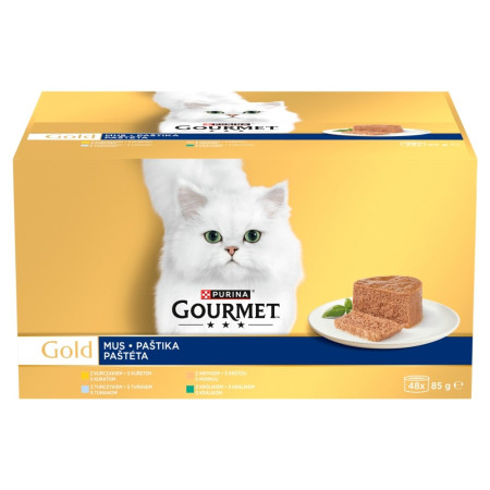 Purina Gourmet Gold Mišrių skonių rinkinys - 48x85g