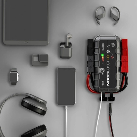 NOCO GB70 Boost 12V 2000A Jump Starter su integruotu 12V/USB akumuliatoriumi