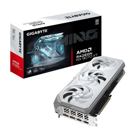 GIGABYTE Radeon RX 9070 XT GAMING OC ICE 16G vaizdo plokštė