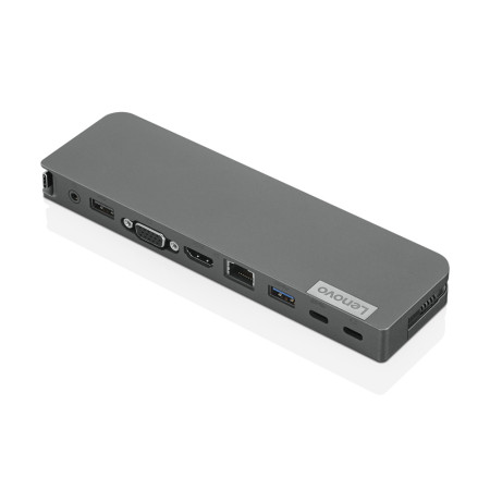 Lenovo USB-C Mini Dock Vielinis USB 3.2 Gen 1 (3.1 Gen 1) Type-C Pilkas