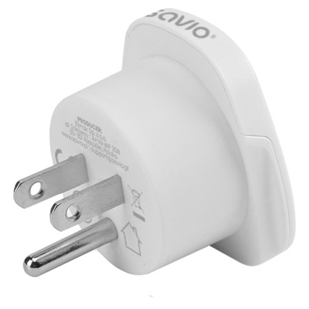 Savio AP-07 maitinimo adapteris / inverteris Universalus 2500 W Balta