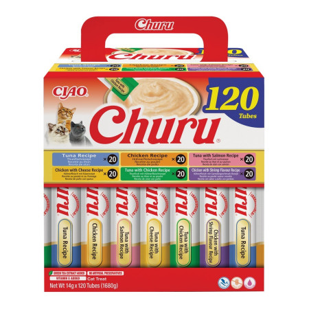 INABA CAT CHURU 120P CHICKEN&TUNE 120x14g
