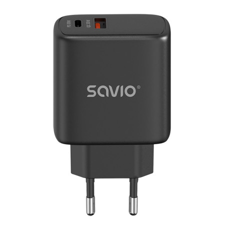 SAVIO LA-06/B USB Quick Charge 30W Įkroviklis