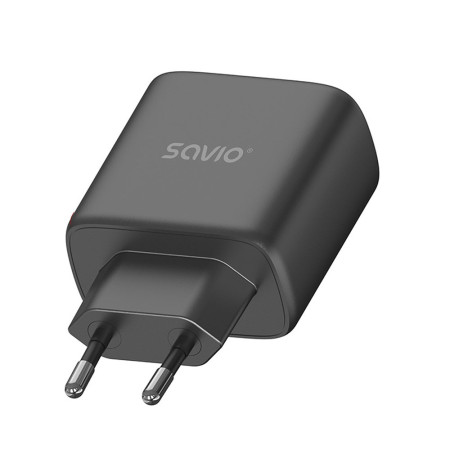 SAVIO LA-06/B USB Quick Charge 30W Įkroviklis