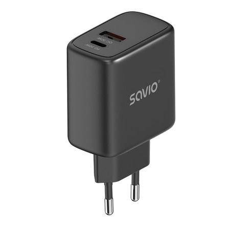 SAVIO LA-06/B USB Quick Charge 30W Įkroviklis